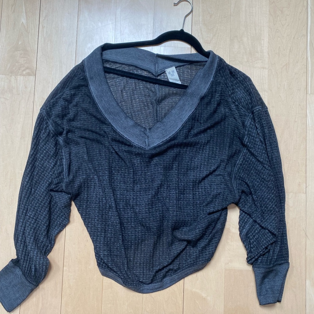 Gray Free People long sleeve